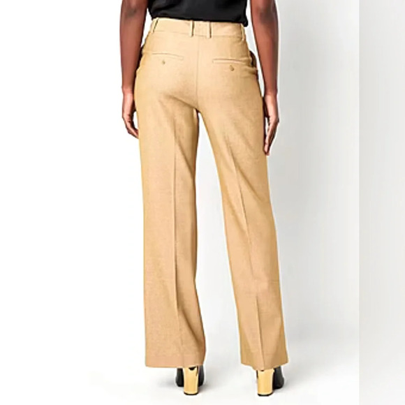 NWT Worthington Women’s Size 17 Dress Pants Khaki Tan 38in waist 34in inseam - Picture 2 of 7